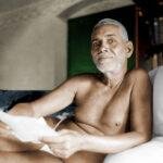 Bhagwan Sri Ramana Maharshi reading