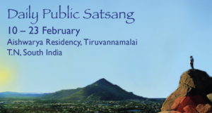 Tiruvannamalai Public Satsang