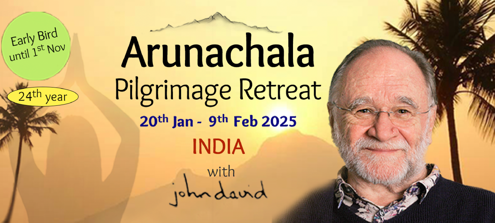 India Arunachala Retreat Banner